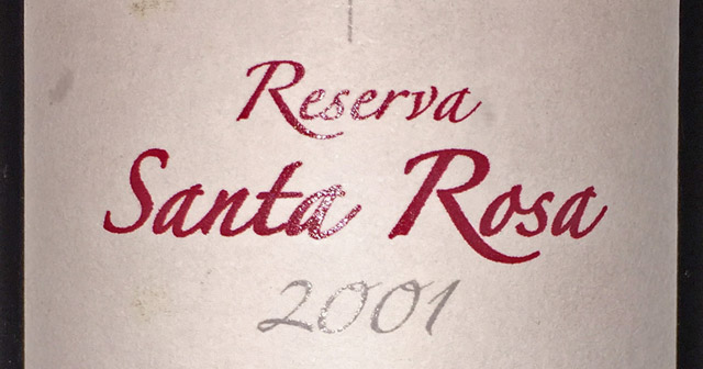 Santa Rosa Reserva 2001